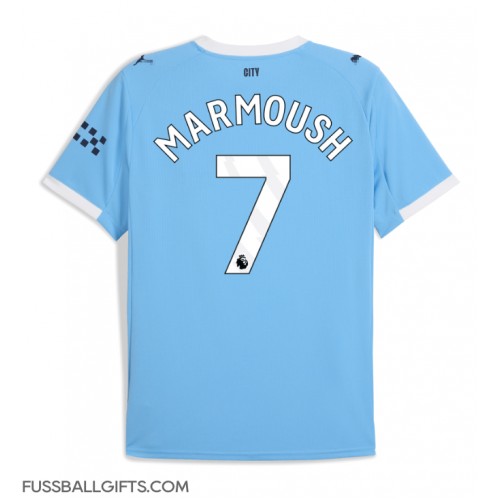 Manchester City Omar Marmoush #7 Fußballbekleidung Heimtrikot 2025-26 Kurzarm